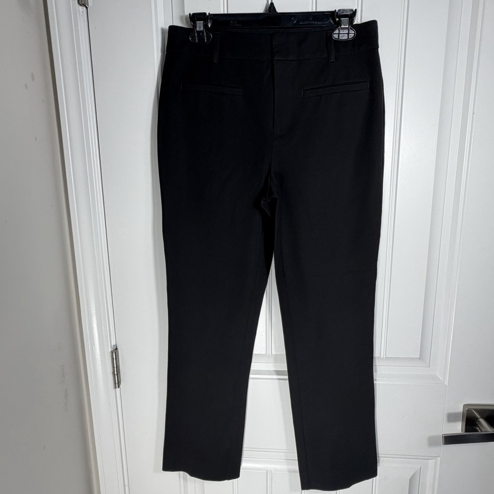 Maeve by Anthropologie Black Ankle Dress Pants Women's Size 4 Slim Straight